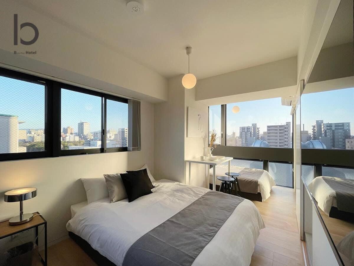 Bhotel Nekoyard - Modern Studio With Great Security Near Peace Park 広島市 エクステリア 写真